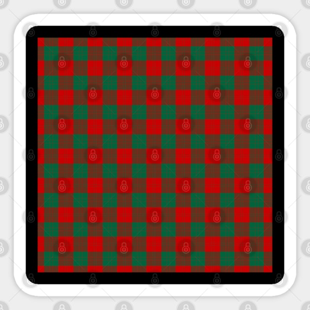 Erskine Plaid Tartan Scottish Sticker by ScottishShop